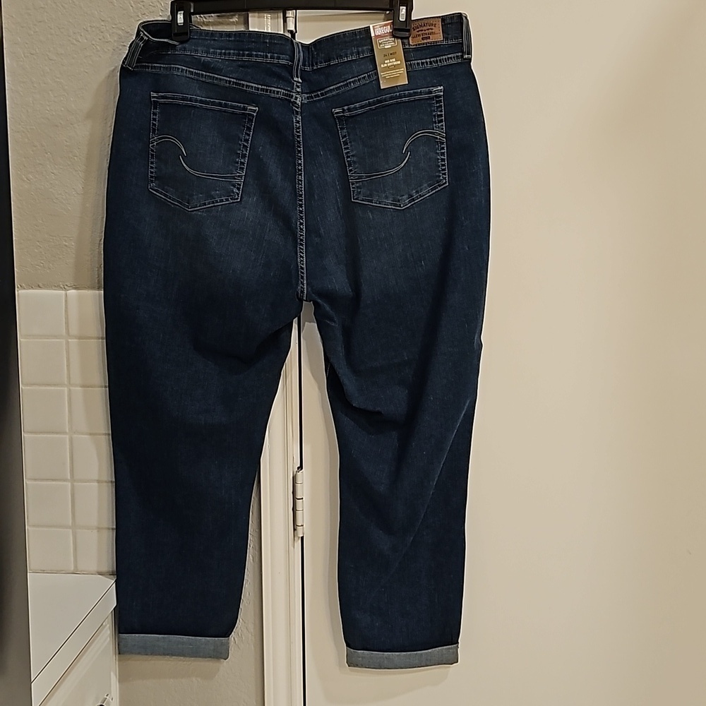 New Signature Levi Strauss Mid Rise Slim Boyfriend 24/W37 Simply Stretch - Picture 7 of 11